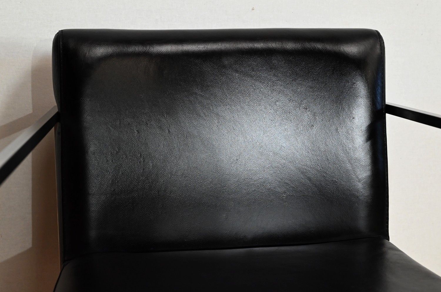 photo furniture Pair Of Square Armchairs, Faux Leather – 1970s