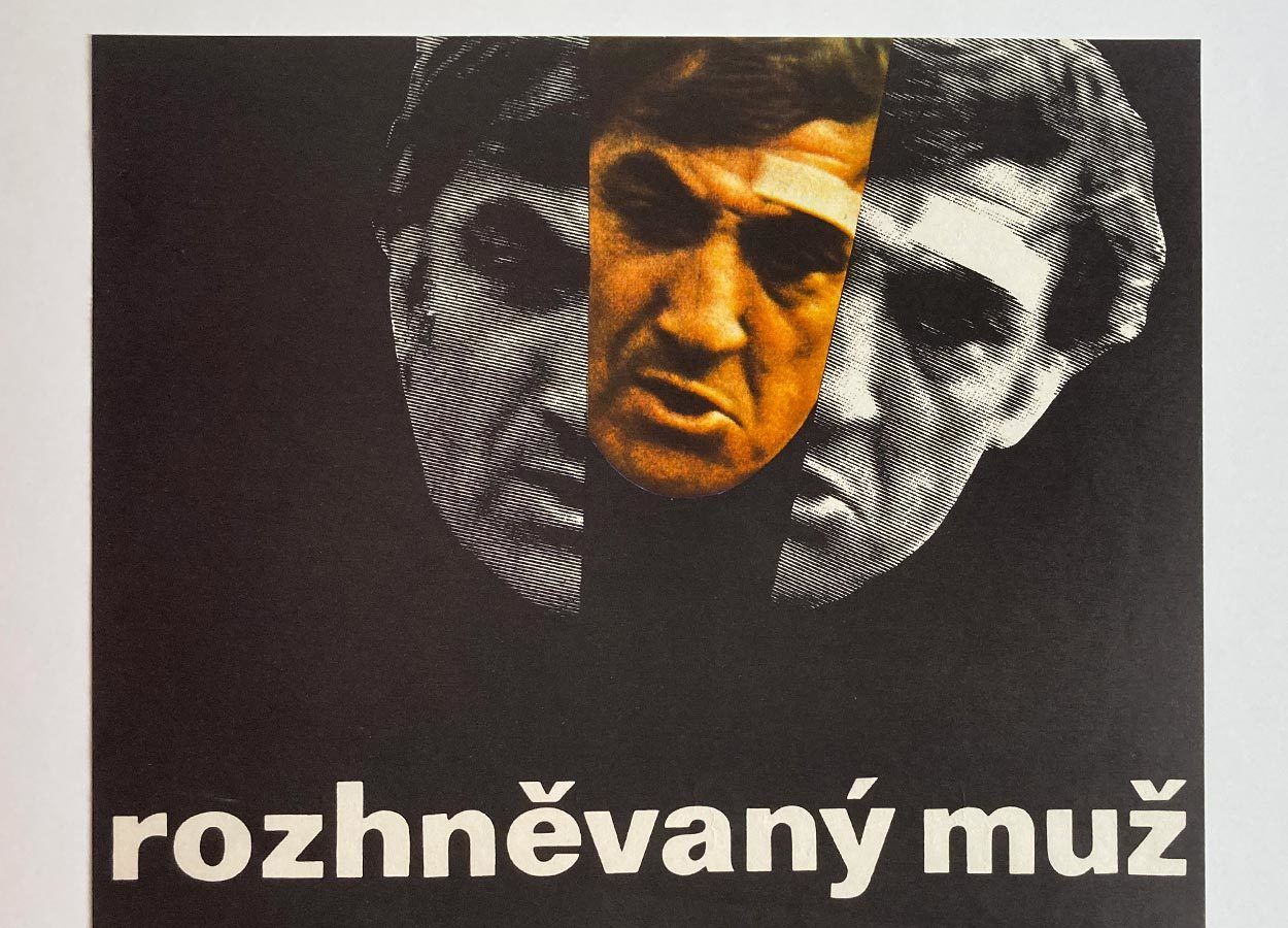Movie Poster, The Angry Man, Jiří školník, 1981 photo furniture