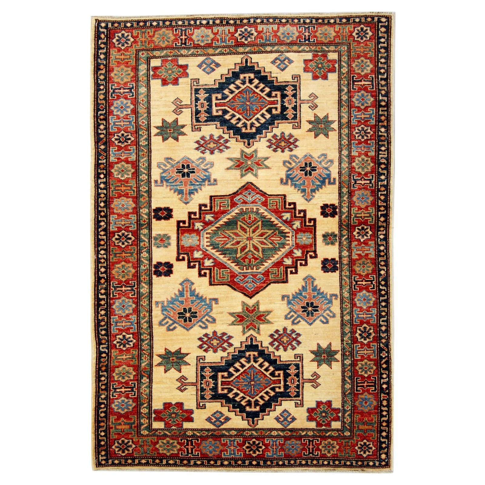Handmade Kazak Rugs Geometric Rugs Carpet From Afghanistan