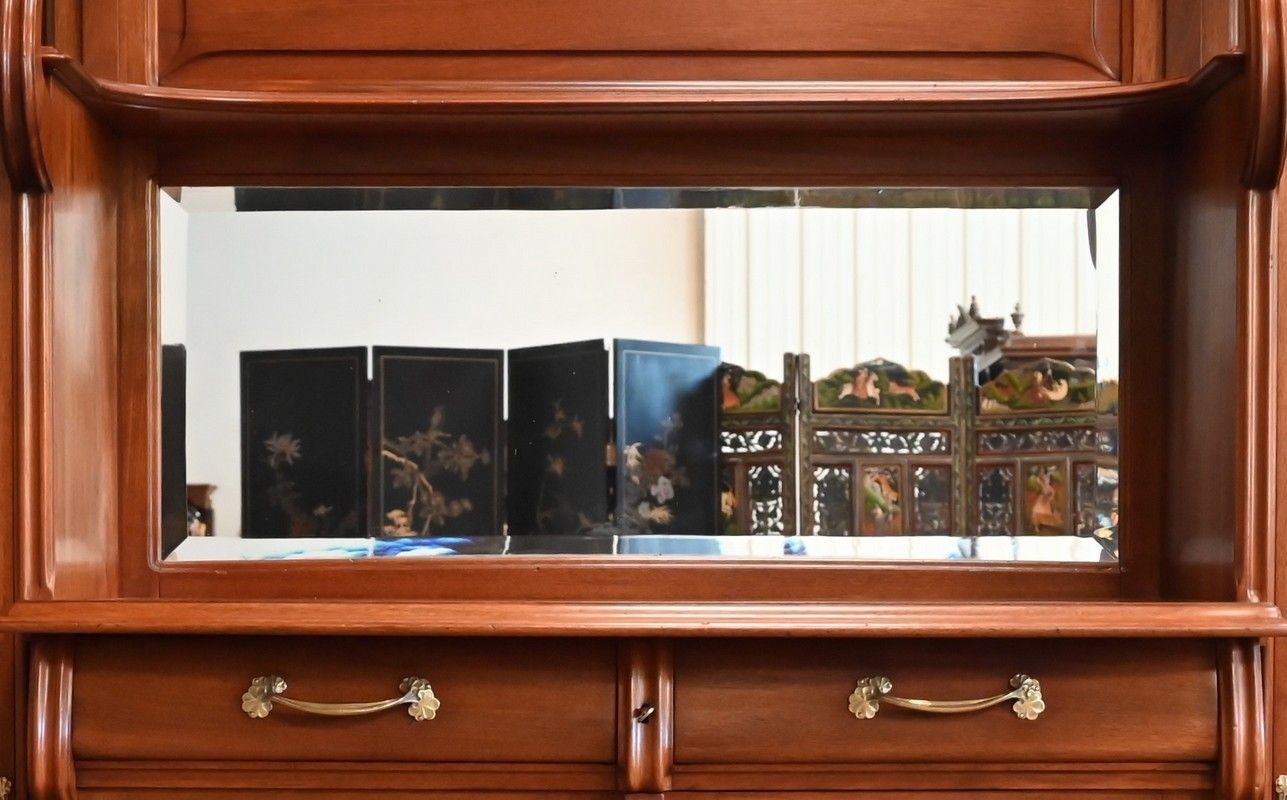 photo buy Important Vitrine Buffet, Attributed To Maison E. Diot, Art Nouveau – 1900