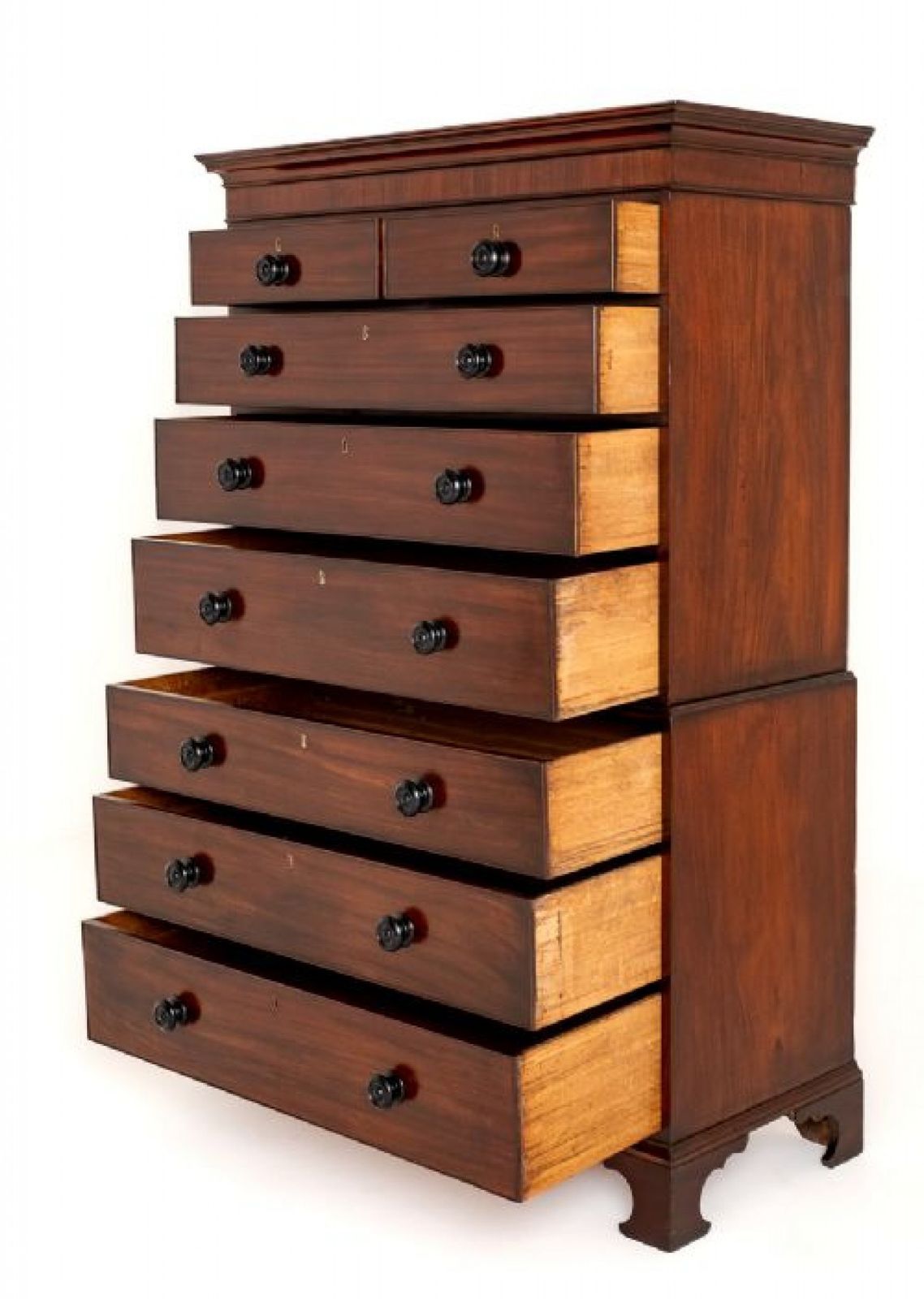 Georgian Chest On Chest Mahogany Period Furniture photo 2450.0
