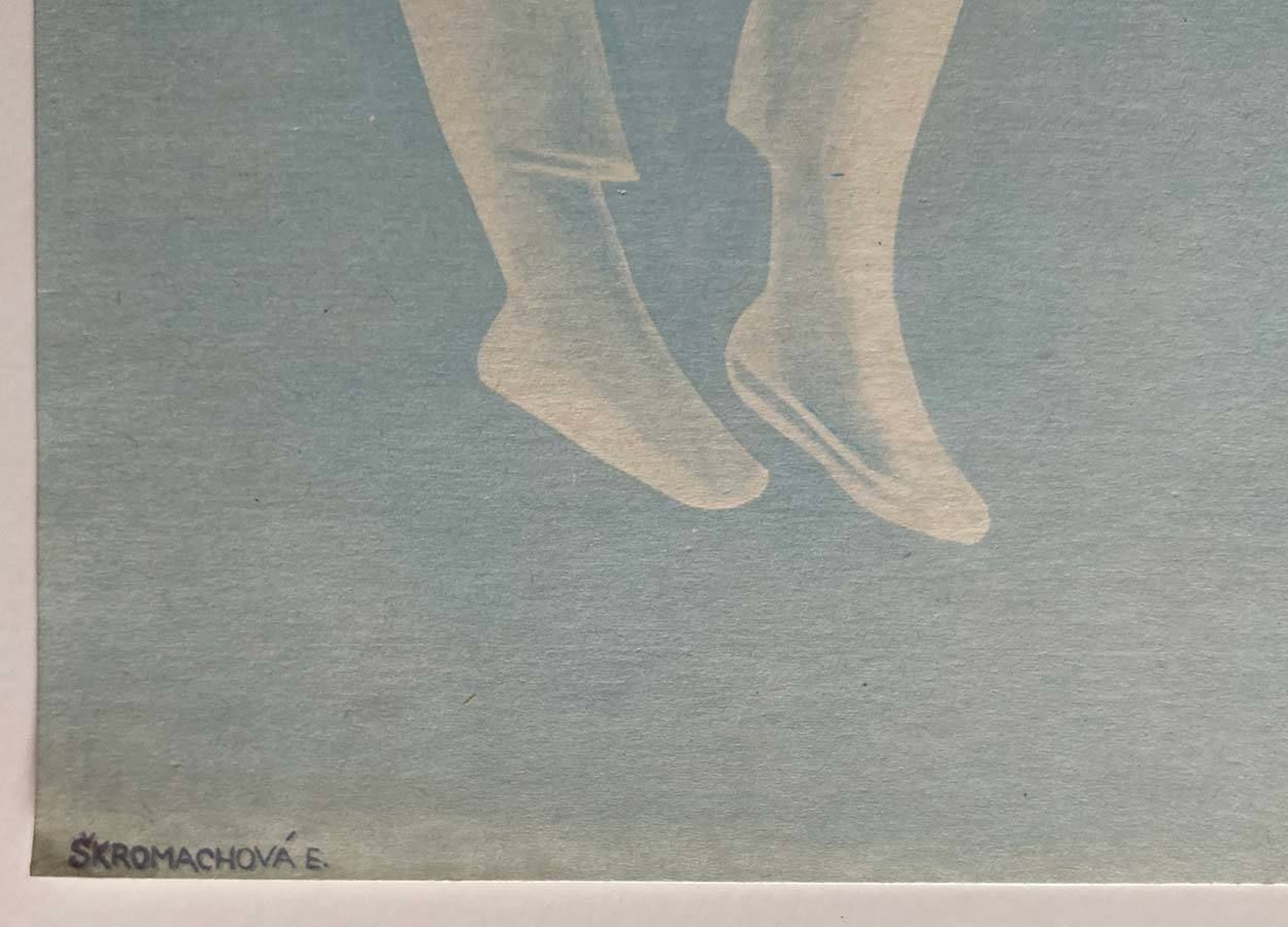 Original Film Poster, I Want To Dream, Ester škromachová, 1983, Genuine Czech Vintage Print photo furniture
