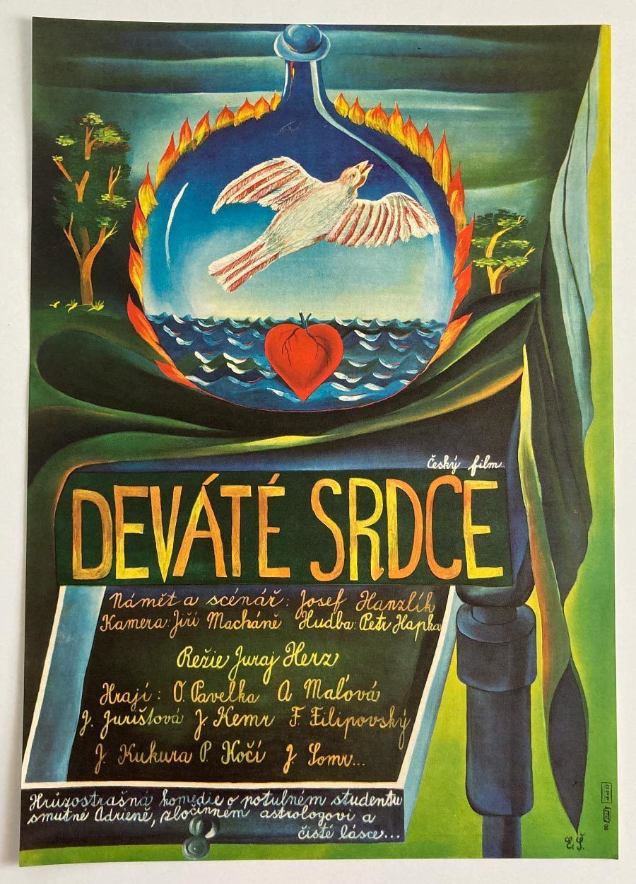 Movie Poster, The Ninth Heart, Eva švankmajerová, 1978 photo vinterior