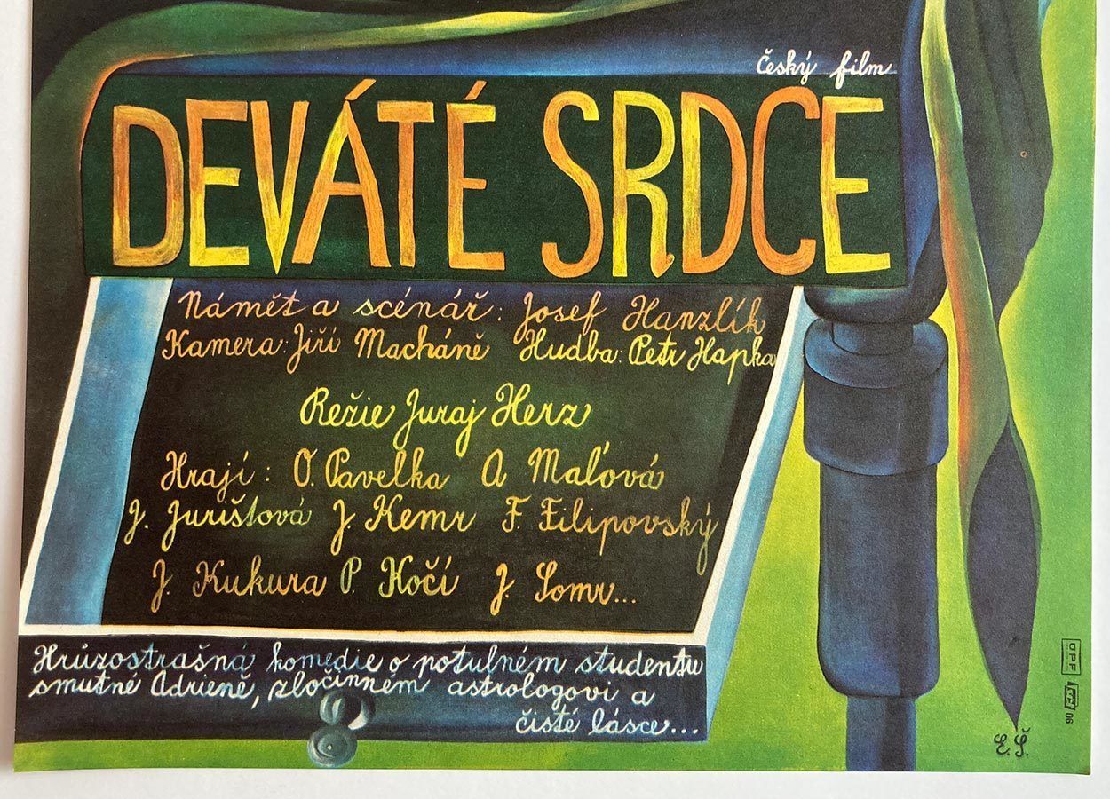 Movie Poster, The Ninth Heart, Eva švankmajerová, 1978 photo buy