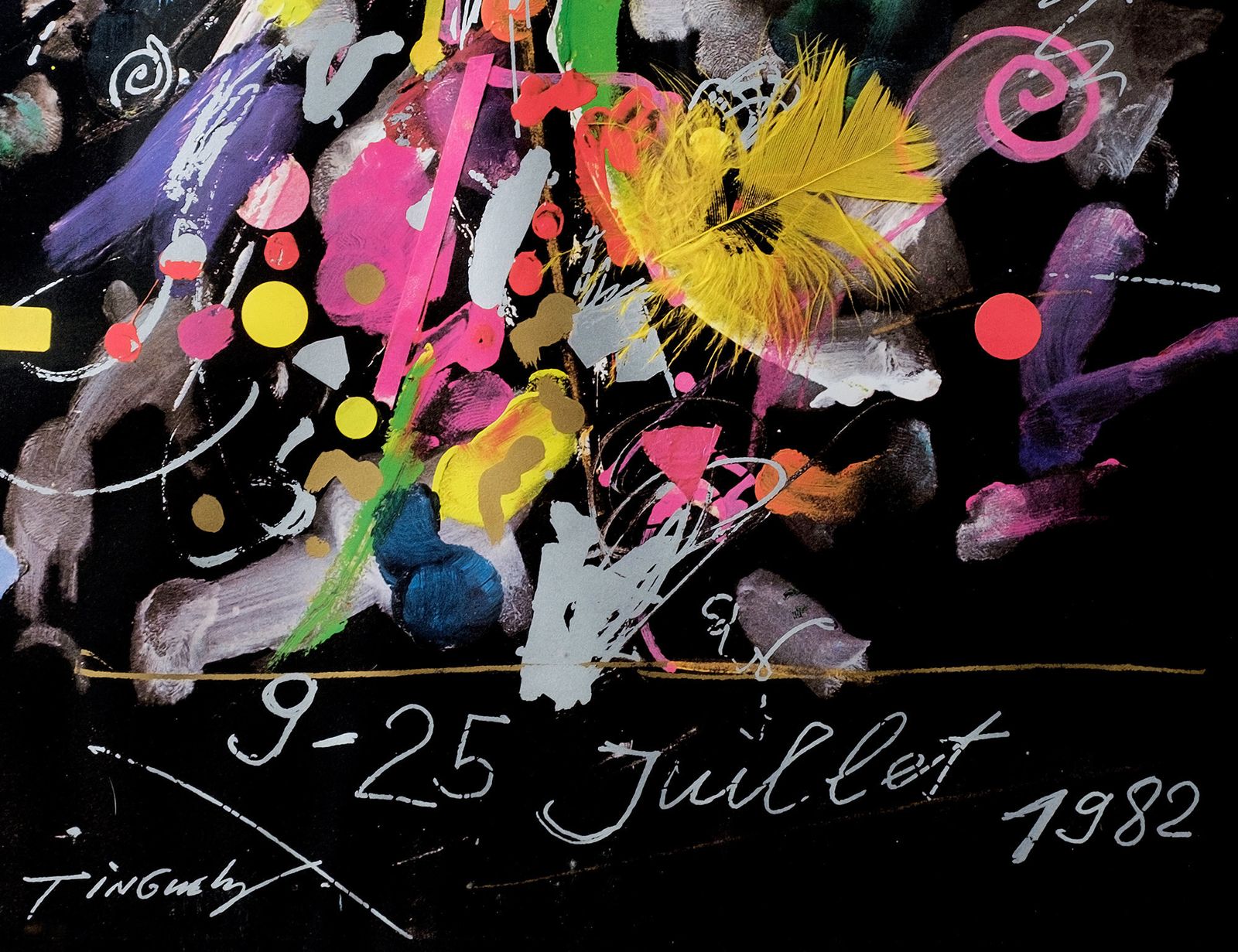 Jean Tinguely For The Montreux Jazz Festival 1982, Silkscreen photo for sale