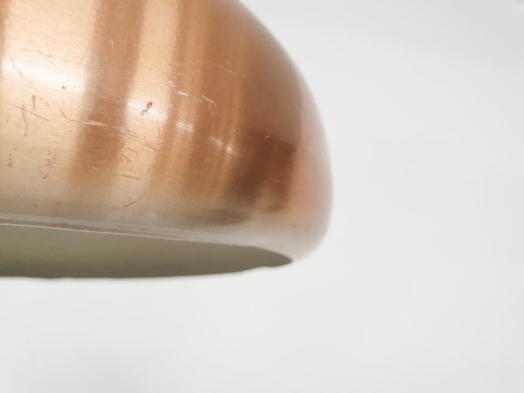 Vintage Copper Pendant Light  Denmark 1960's photo for sale