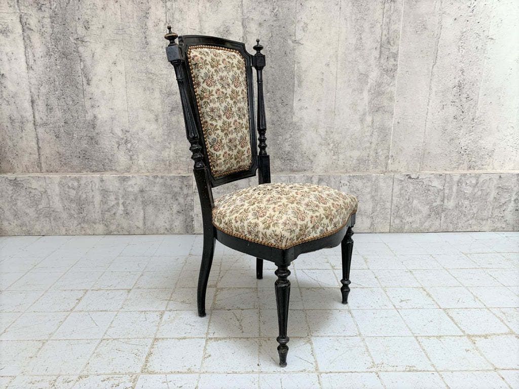 Decorative Individual Napoleon III Ebonised Bedroom Chair