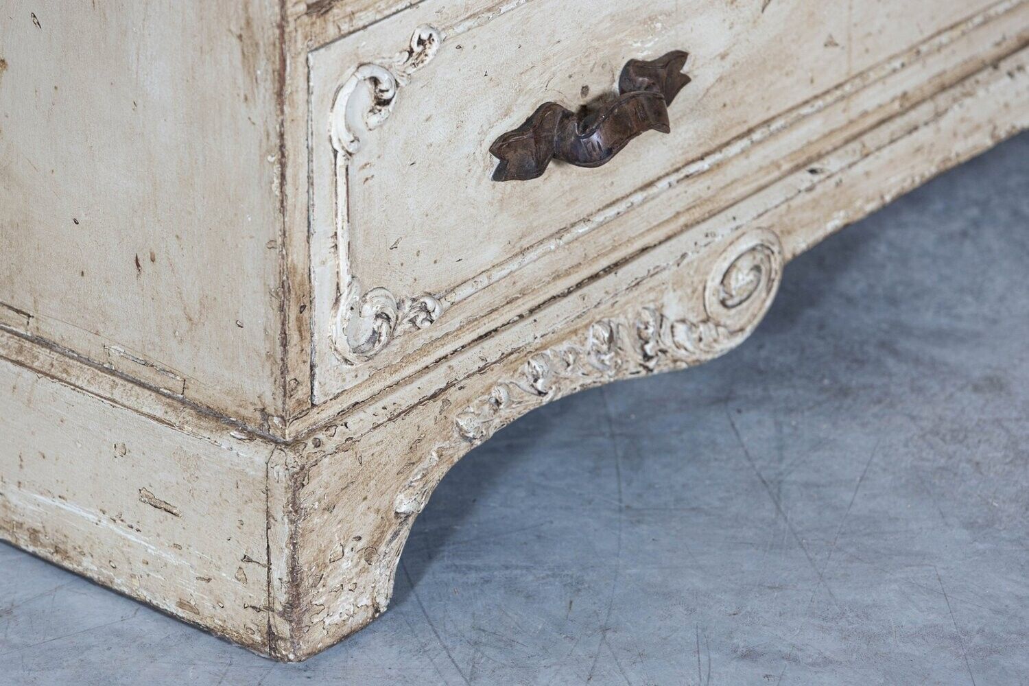 photo for sale 19thc French Painted Graduated Chest Of Drawers