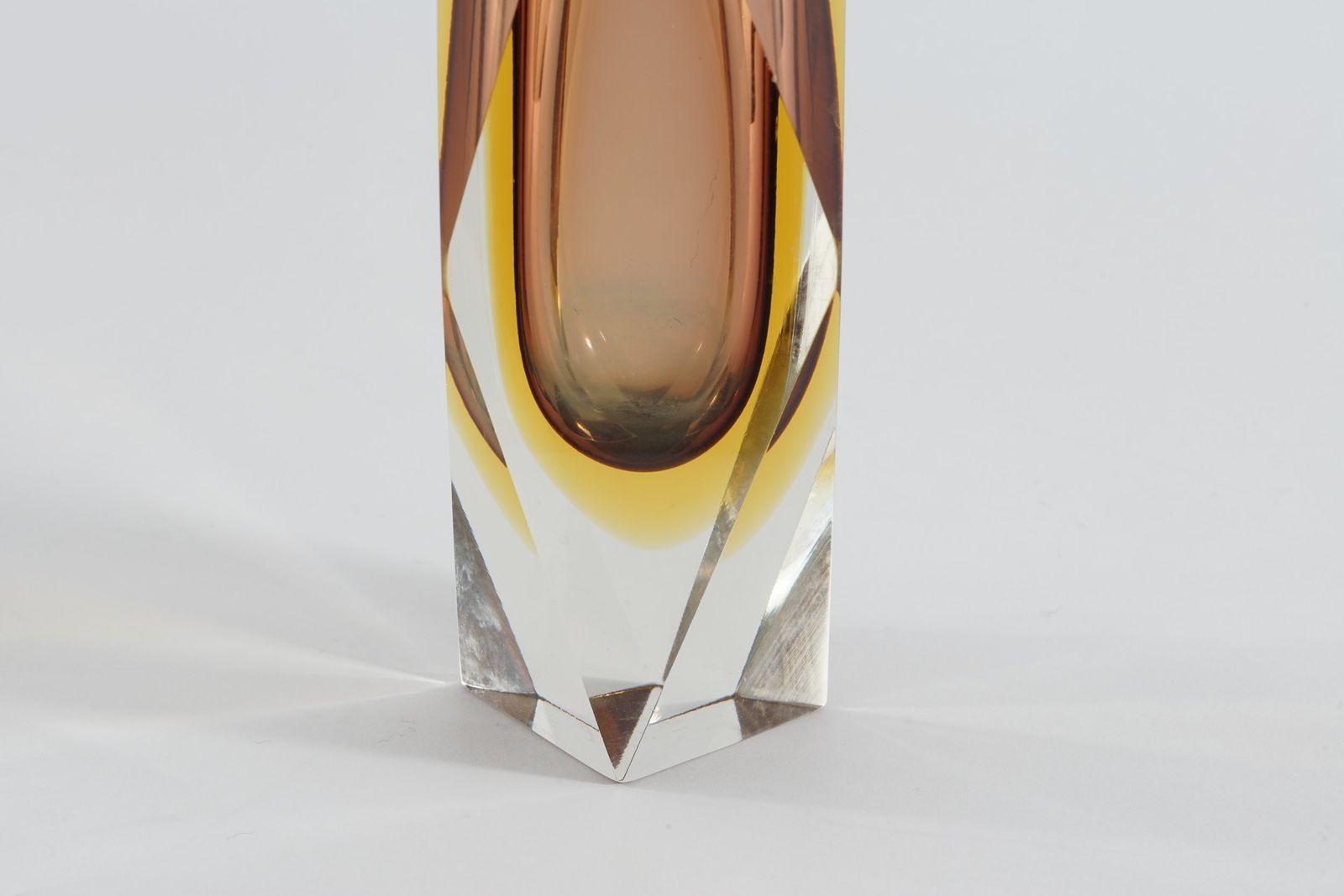 Murano Sommerso Vase By Mandruzzato photo vintage