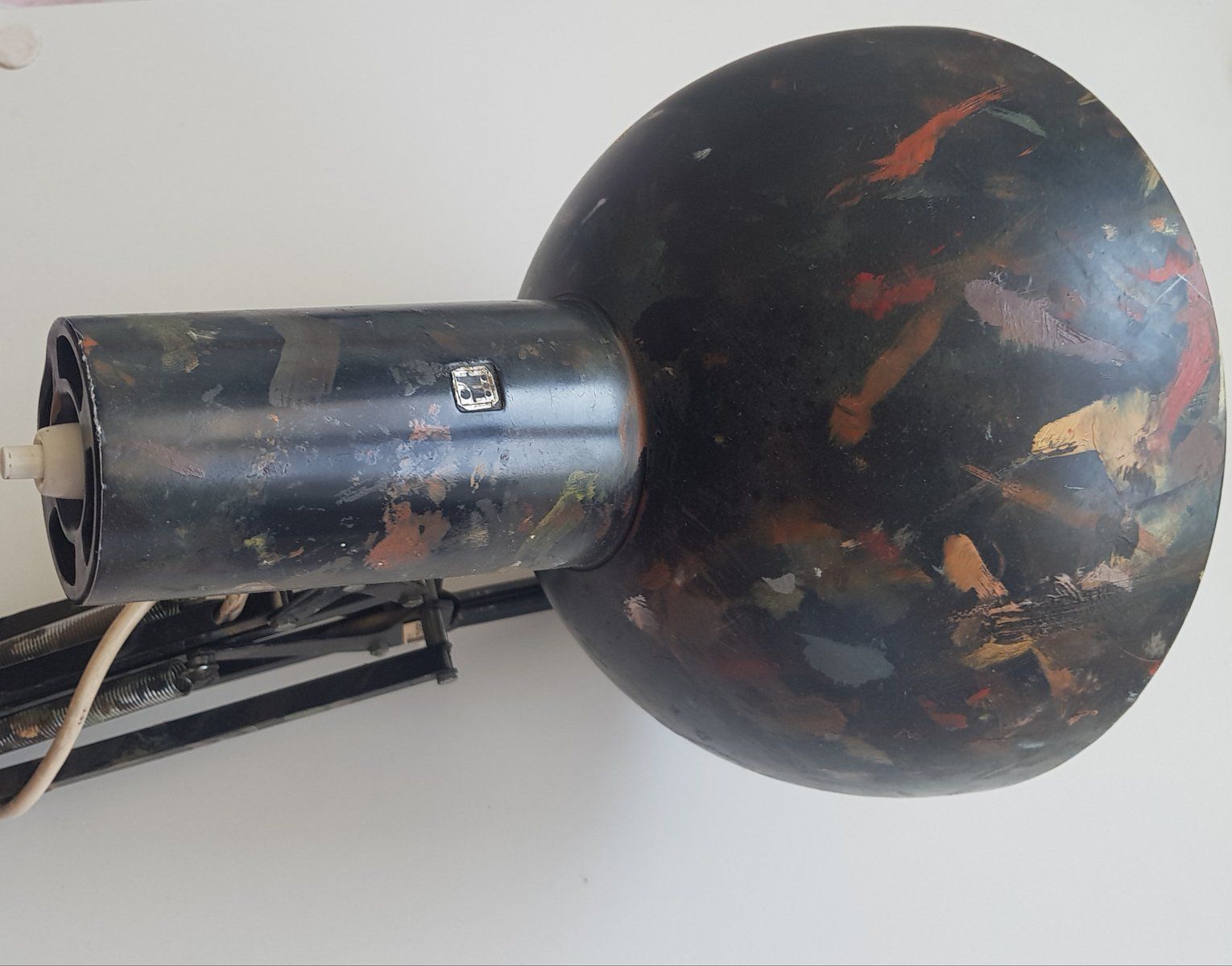 photo furniture Black Joint Hand Painted Lamp By Louis Poulsen For Berlin Artist Studio