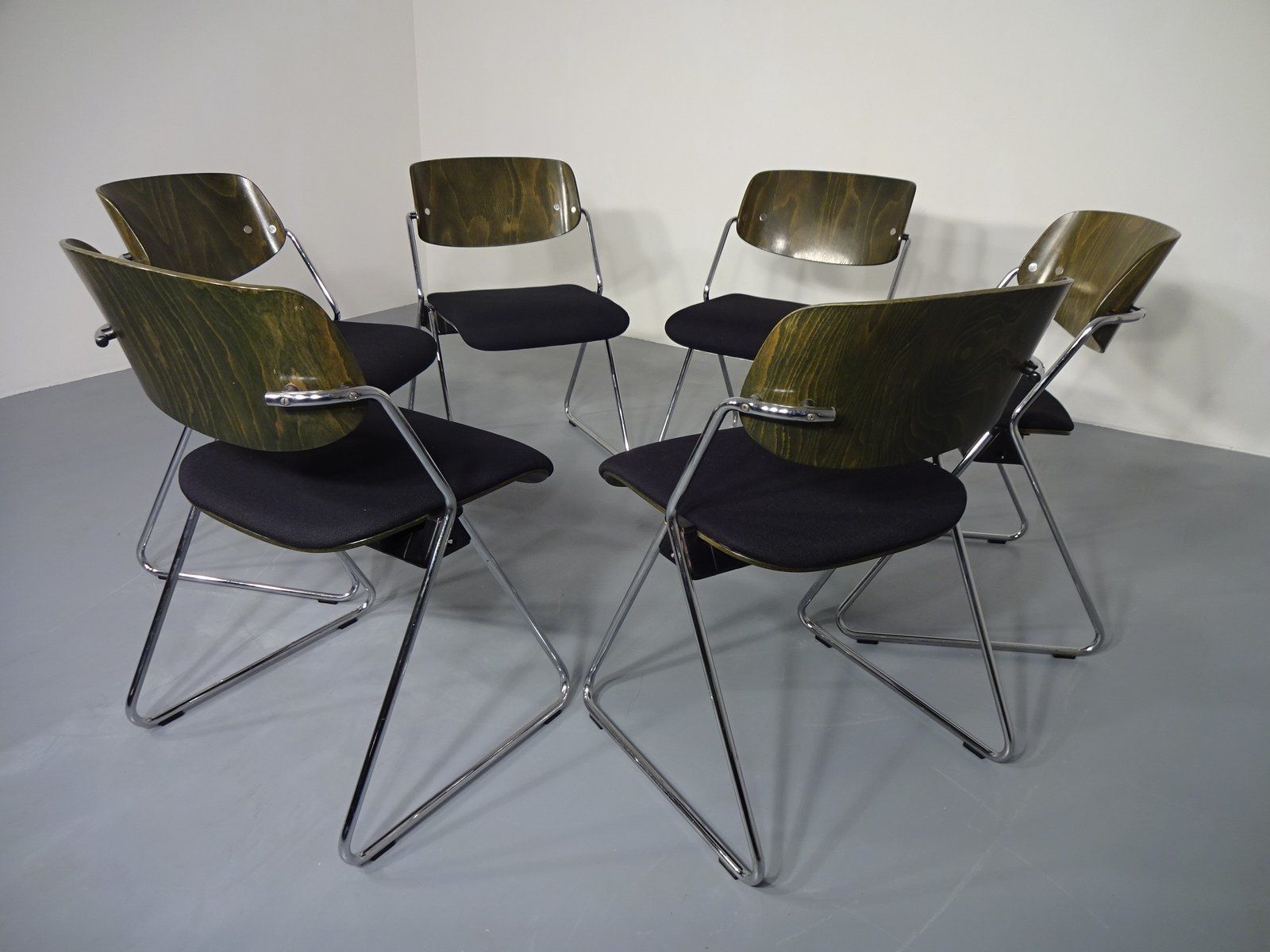 Side Chairs By Georg Leowald For Wilkhahn, 1960s, Set Of 6 photo Furniture
