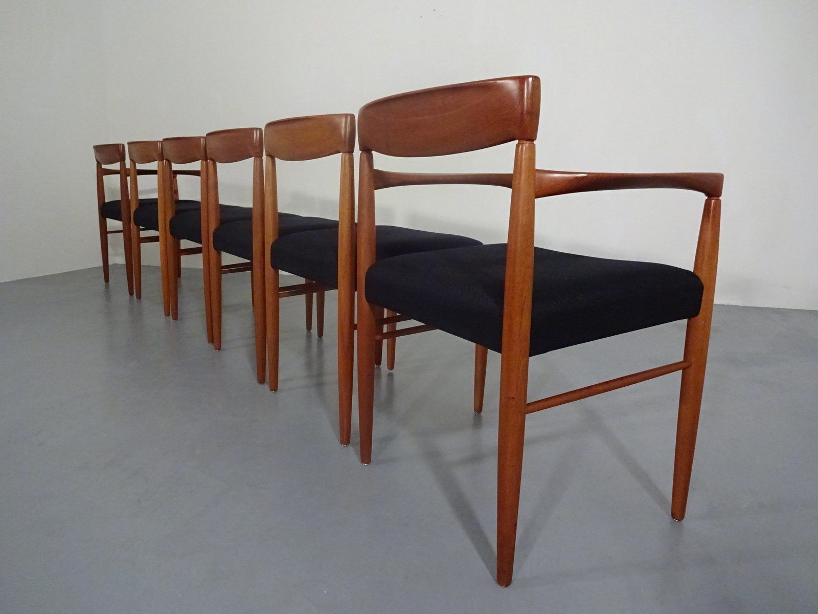 Danish Teak Dining Chairs By H. W. Klein For Bramin, 1960s, Set Of 6 photo Furniture