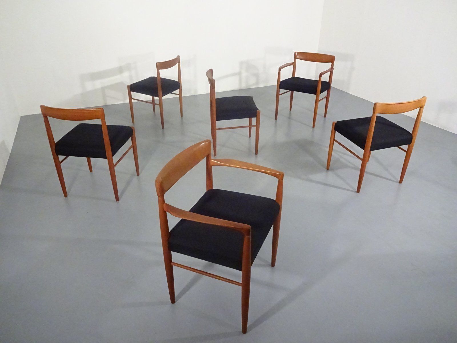 photo vinterior Danish Teak Dining Chairs By H. W. Klein For Bramin, 1960s, Set Of 6