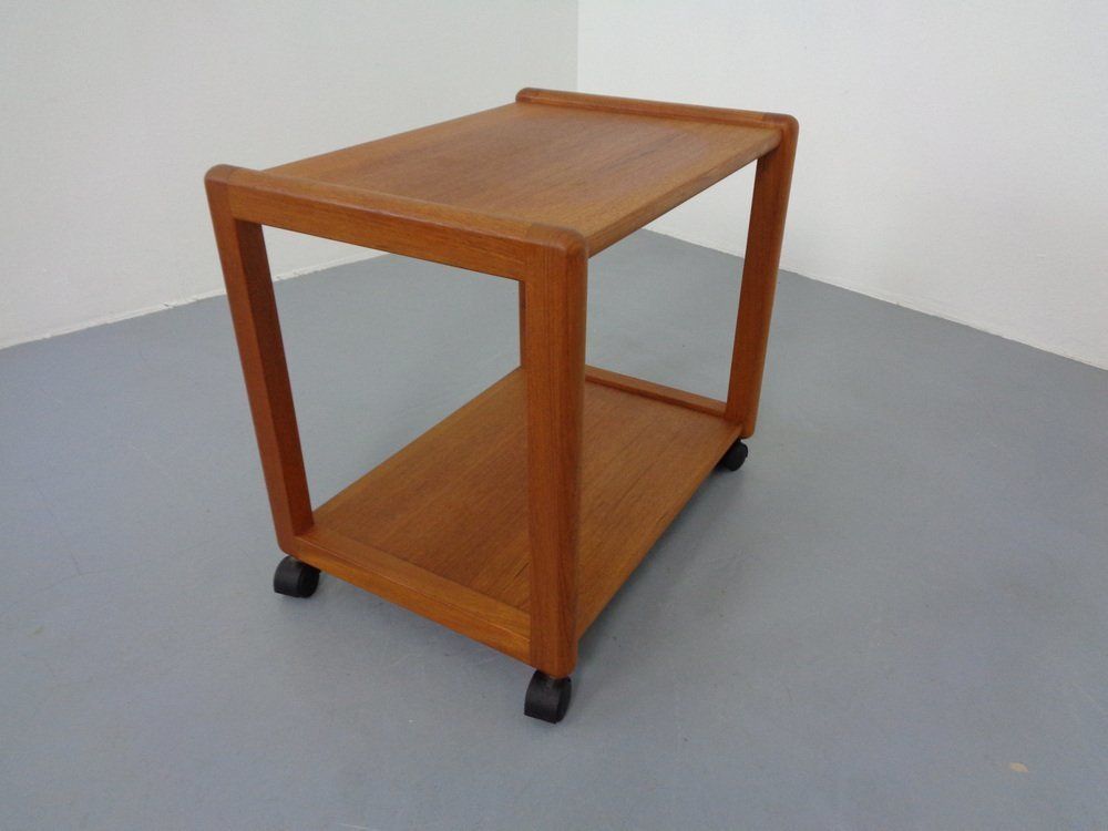 Mid Century Teak Trolley By Aksel Kjersgaard For Odder Møbler, 1960s photo vinterior