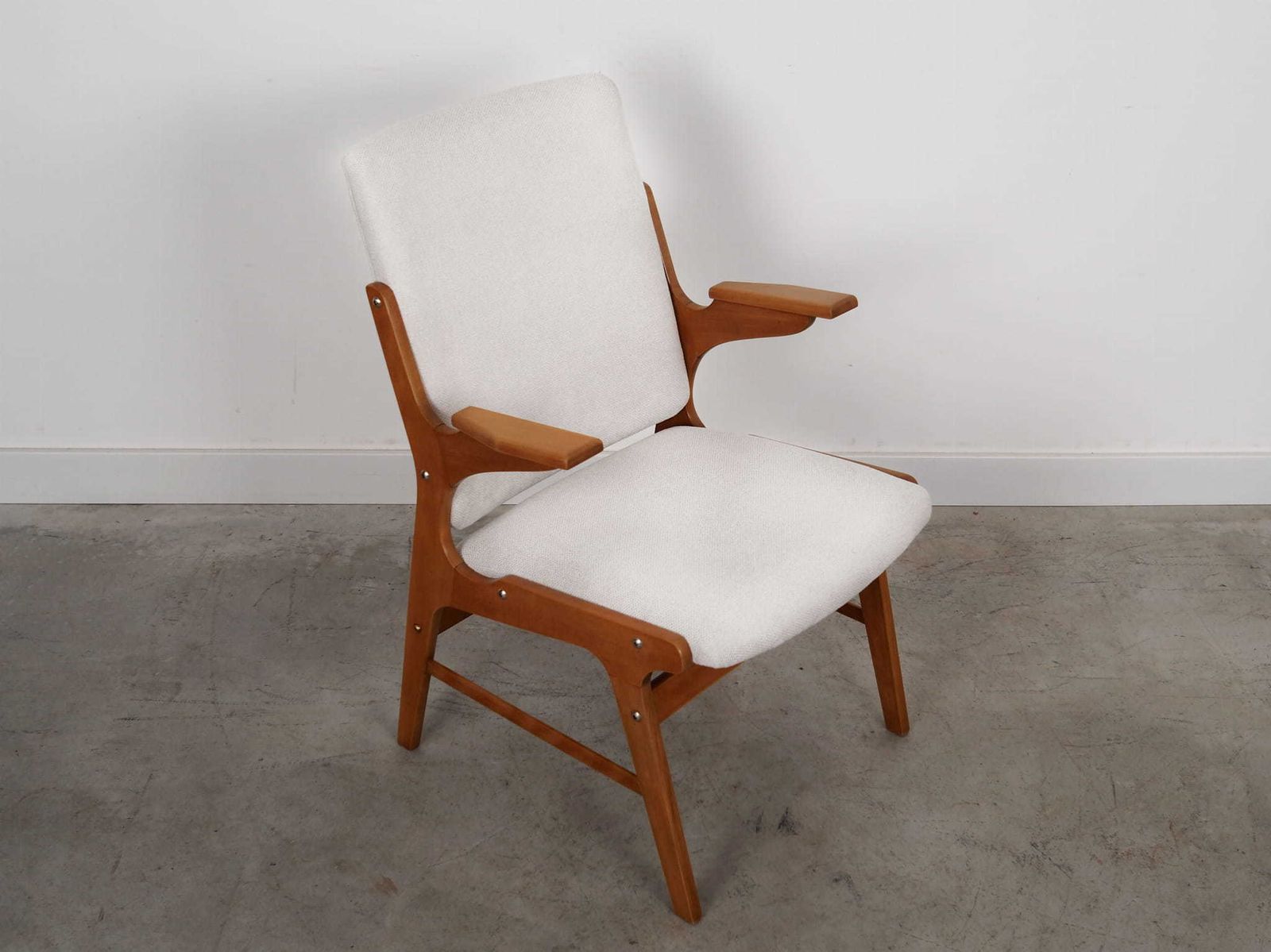 Beuken Fauteuil, Scandinavisch Design, Jaren 1960, Ontwerper: Arne Hovmand Olsen, Fabrikant: A. R. Klingenberg & Son photo vintage