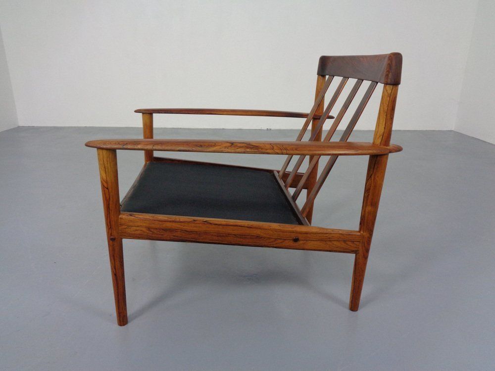 photo for sale Danish Rosewood Model 56 Armchair By Grete Jalk For Poul Jeppesen, 1960s