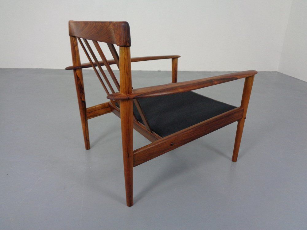 2489.0 Danish Rosewood Model 56 Armchair By Grete Jalk For Poul Jeppesen, 1960s photo