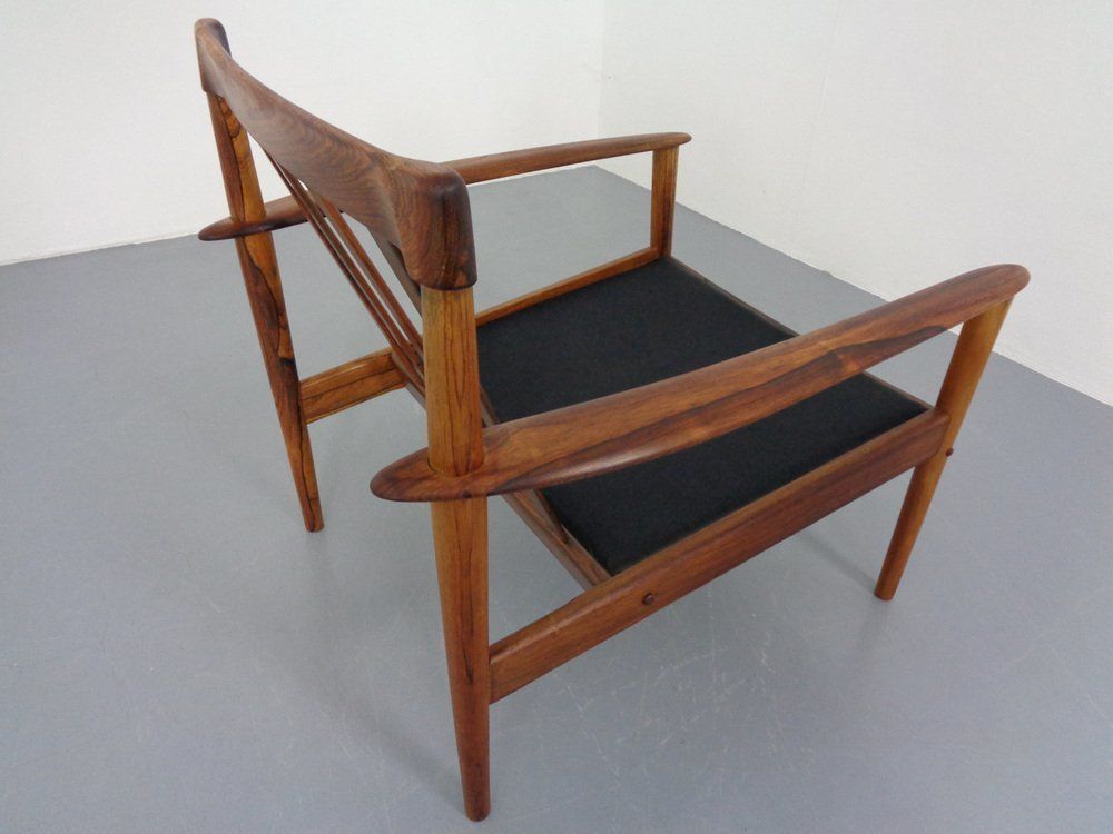 photo vinterior Danish Rosewood Model 56 Armchair By Grete Jalk For Poul Jeppesen, 1960s
