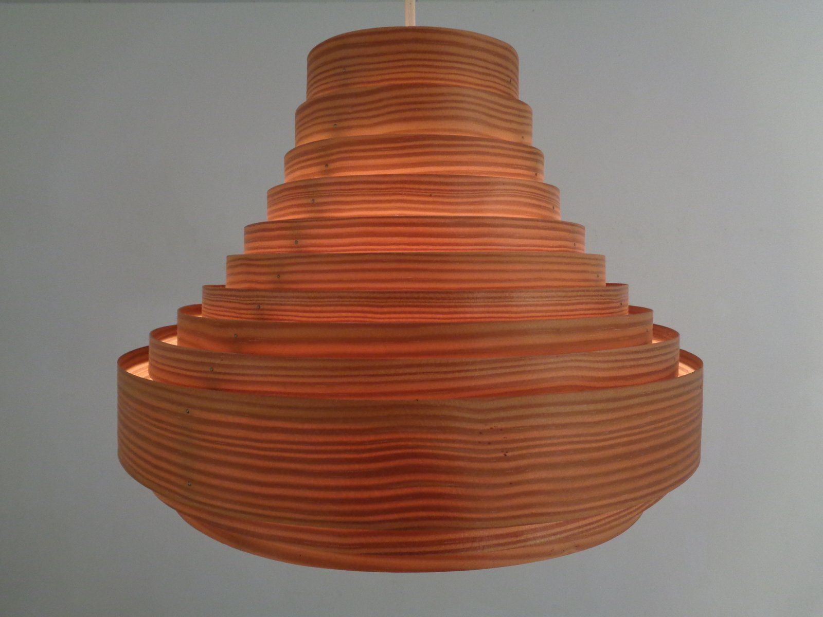 Wooden Lamella Ceiling Lamp By Hans Agne Jakobsson For Hans Agne Jakobsson Ab Markaryd 1960s photo for sale