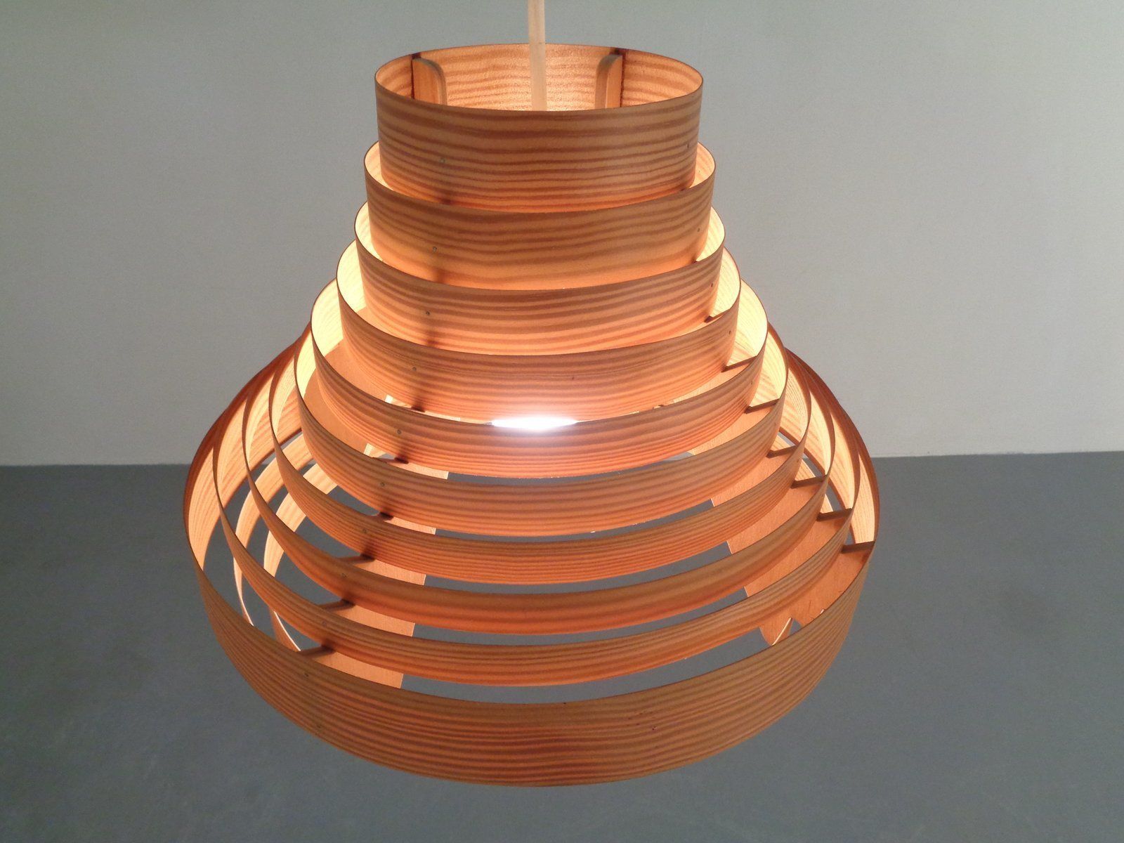 photo vintage Wooden Lamella Ceiling Lamp By Hans Agne Jakobsson For Hans Agne Jakobsson Ab Markaryd 1960s
