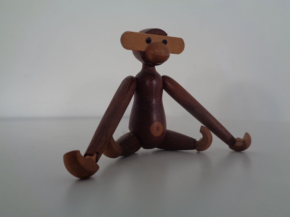 photo buy Teak Monkeys By Kay Bojesen, 1950s, Set Of 2