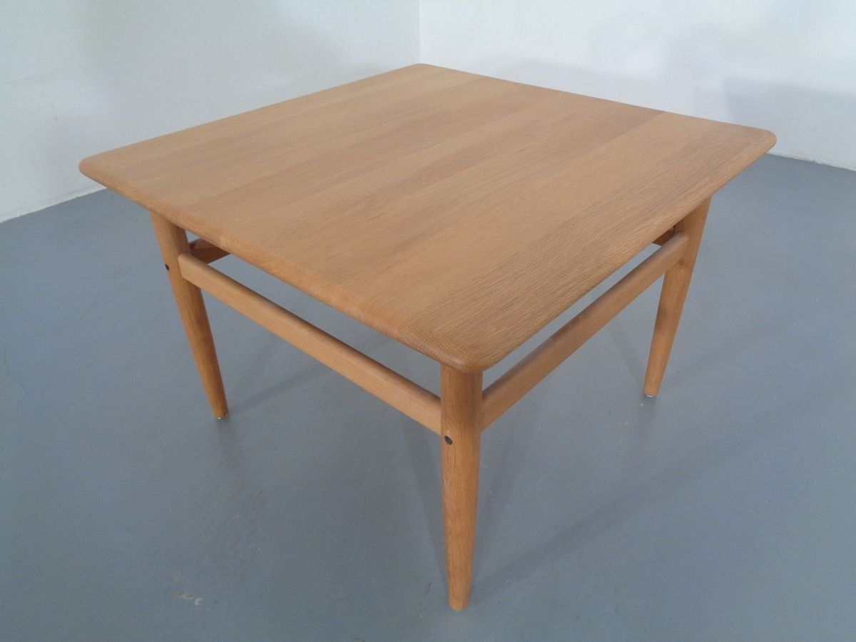 Danish Oak Sofa Table By Niels Bach, 1960s photo Furniture