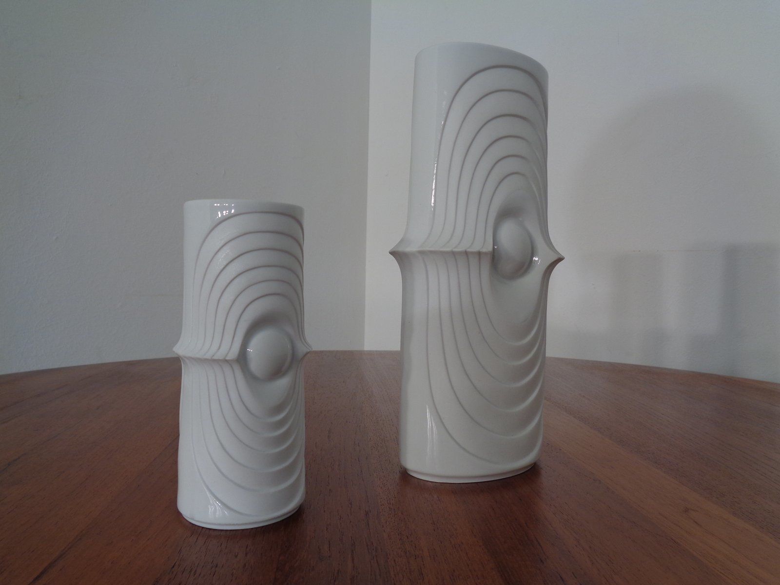 photo vinterior Mid Century Op Art Vases From Royal Kpm  1960s  Set Of 6