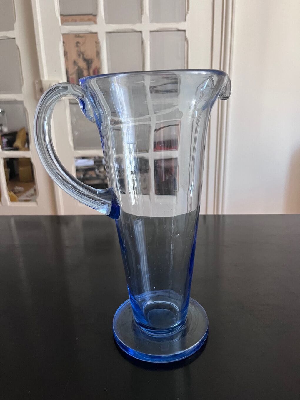 Vintage Glass Pitcher, 1950s photo furniture