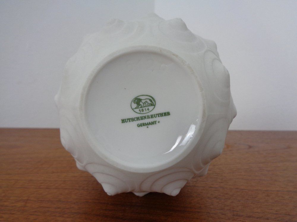 Mid Century Op Art Vase From Hutschenreuther, 1960s photo vintage