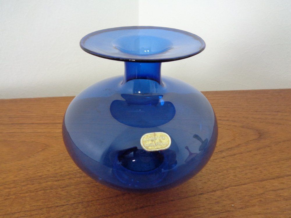 photo for sale Blown Vases By Thuringian Glaskunst Lauscha, 1960, Set Of 3