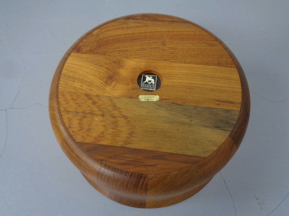 photo furniture Mid Century Teak Salad Bowl And Spoons By Richard Nissen For Nissen, 1960s, Set Of 3