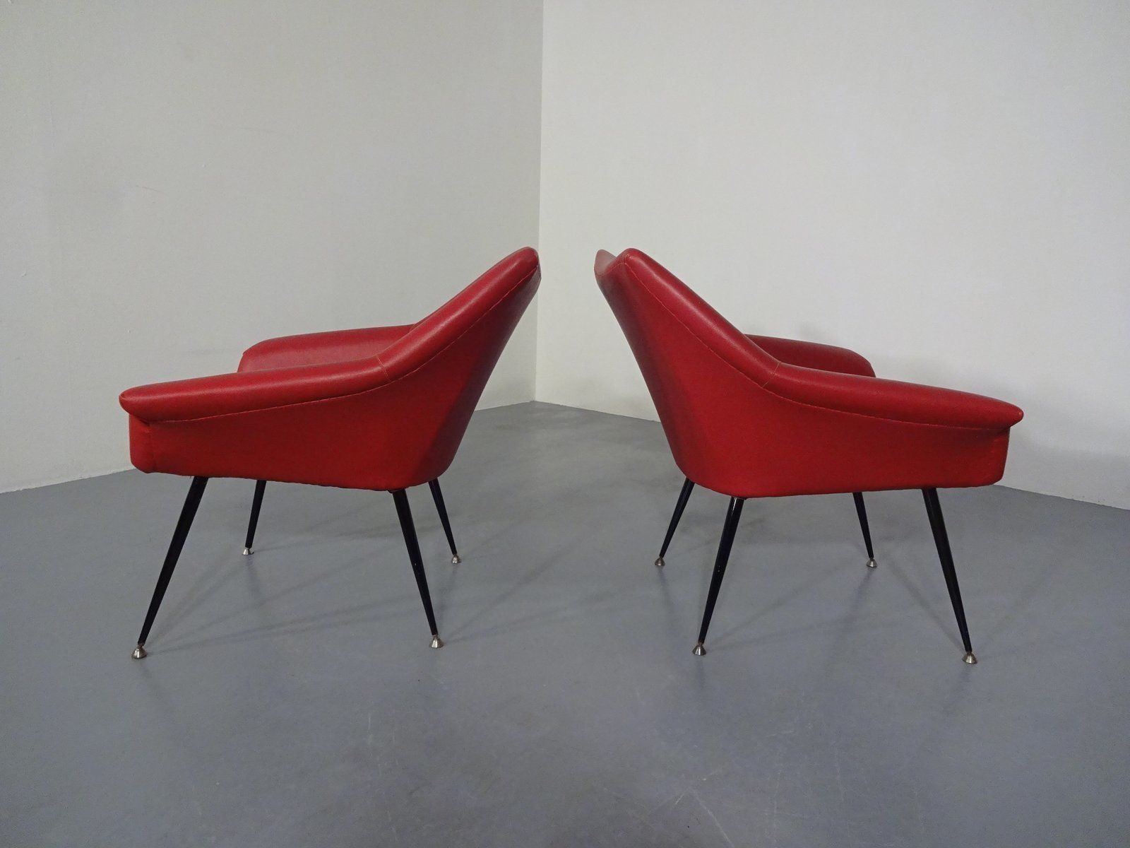 photo vintage Lounge Chairs 1960s Set Of 4, Vintage