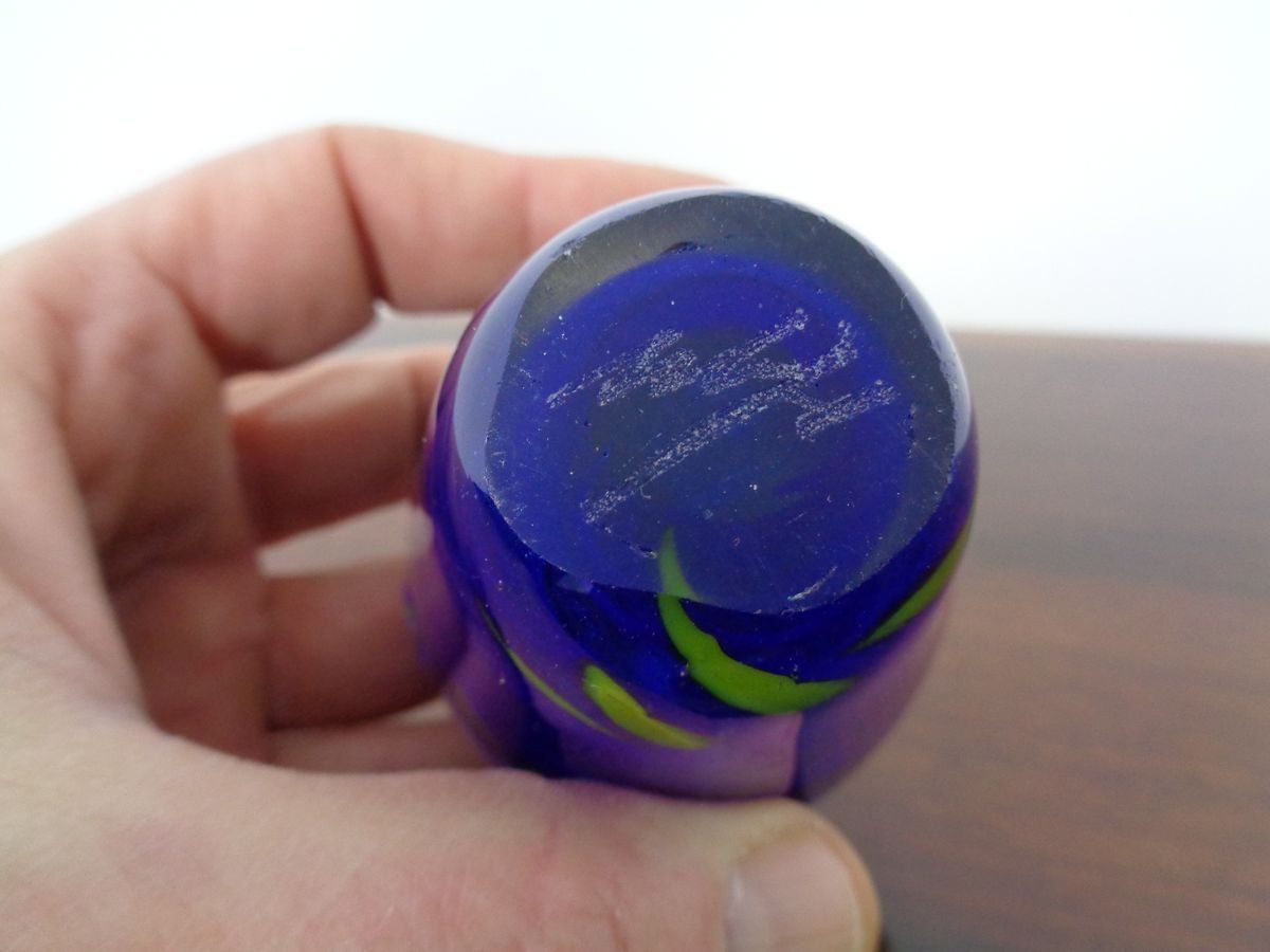 photo furniture Italian Murano Glass Owl Paperweight From Murano 1960s