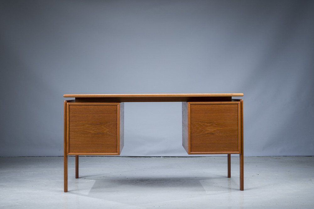 photo buy Mid Century Teak Desk From Gv Møbler, 1970s