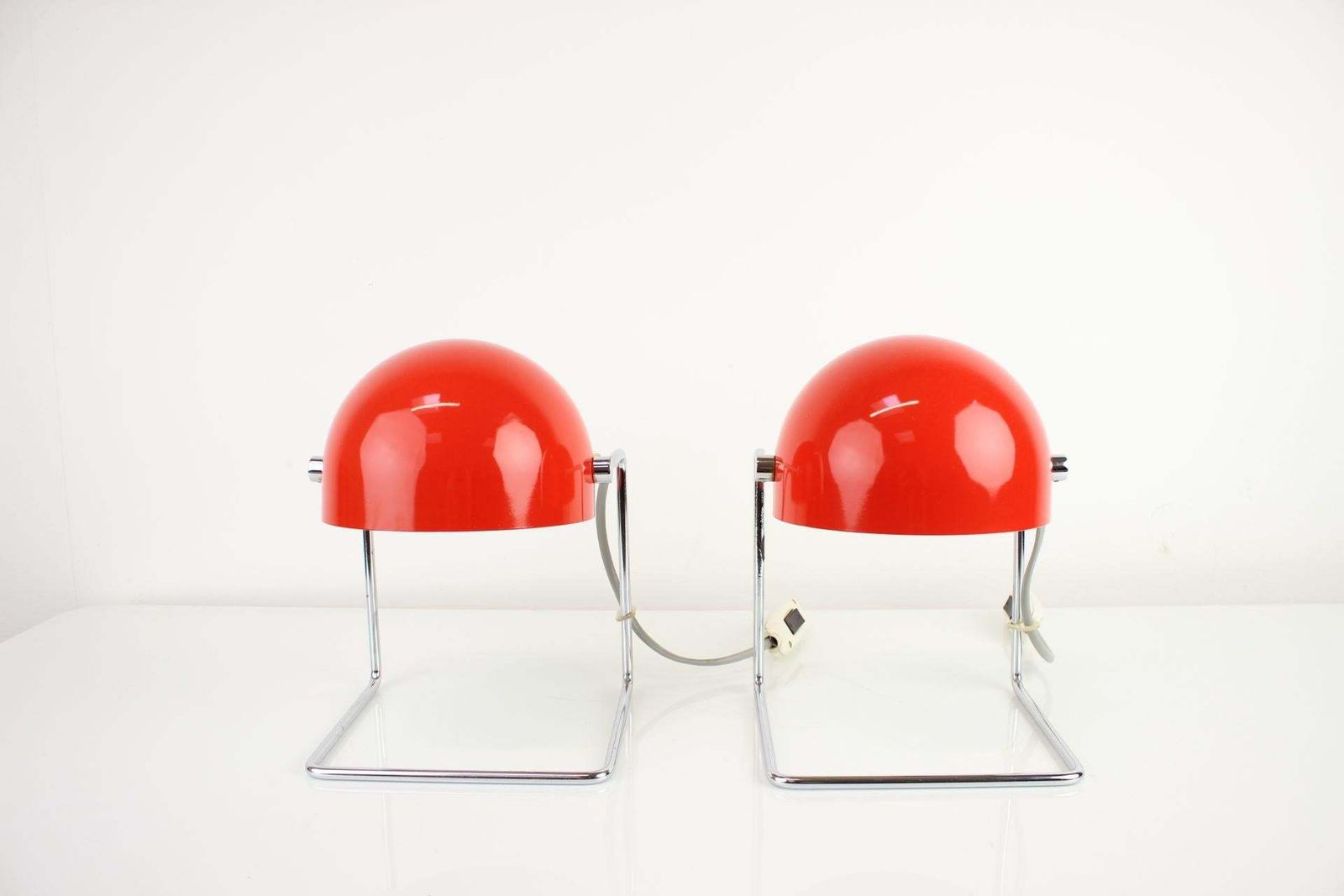 Mid Century Rare Table Lamps Designed By Josef Hurka For Napako, 1960's