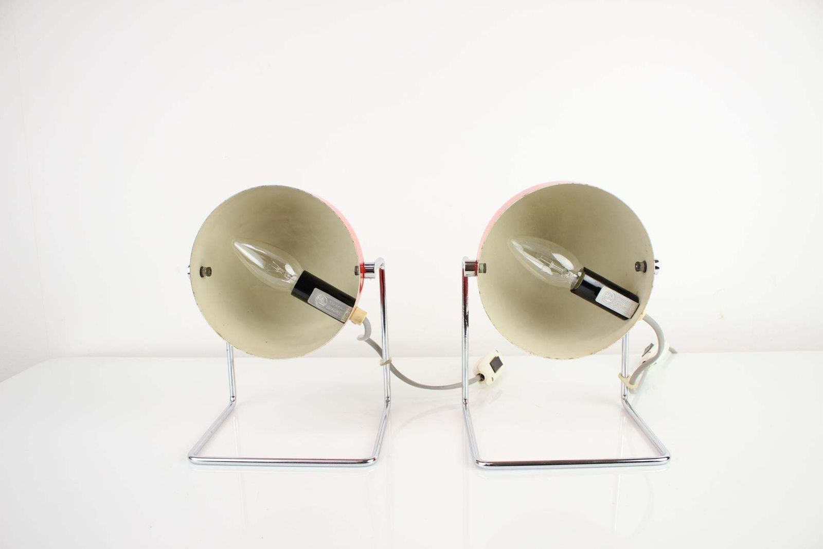Mid Century Rare Table Lamps Designed By Josef Hurka For Napako, 1960's photo furniture