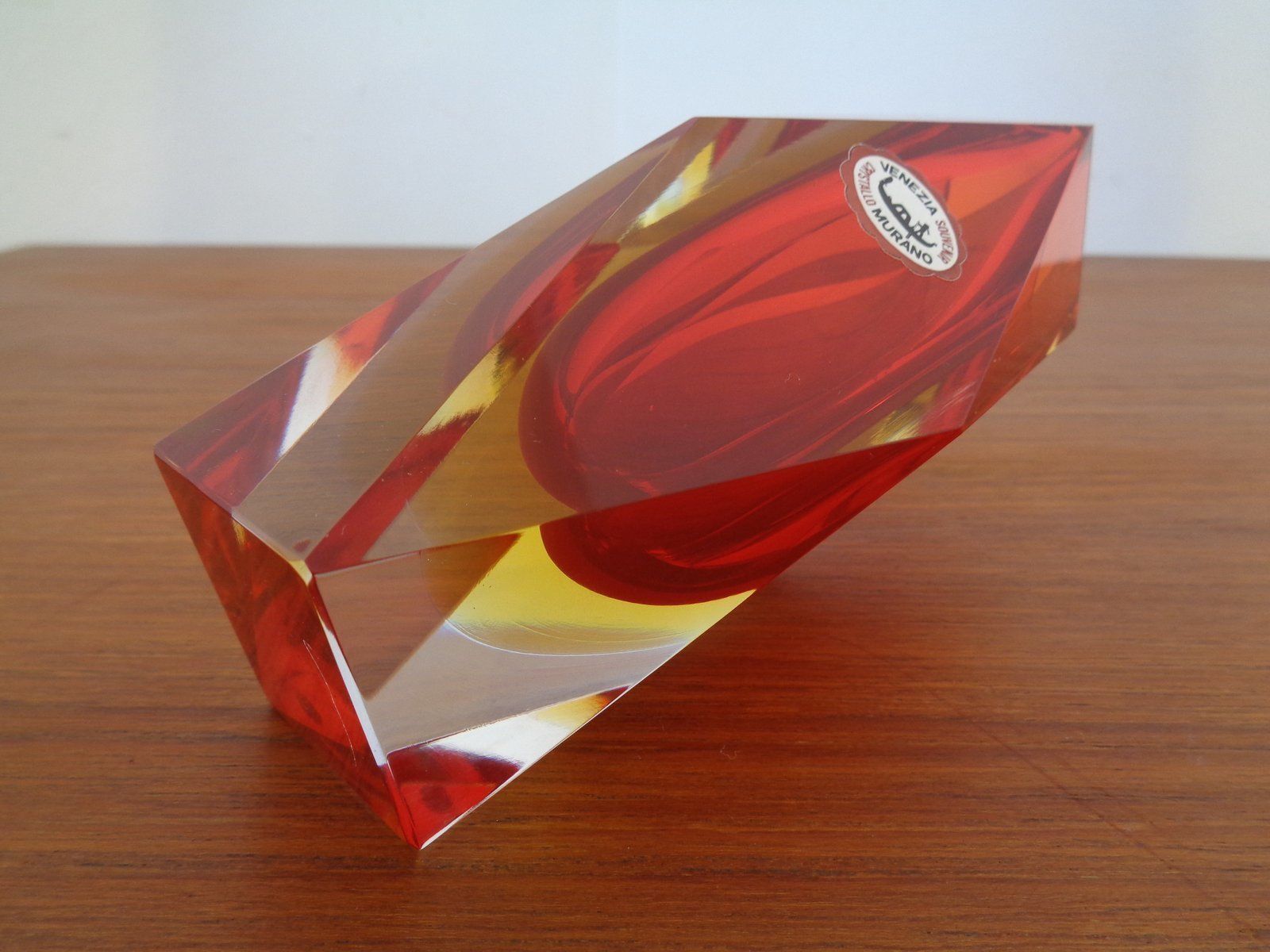 photo for sale Vintage Italian Murano Glass Vase 1960s