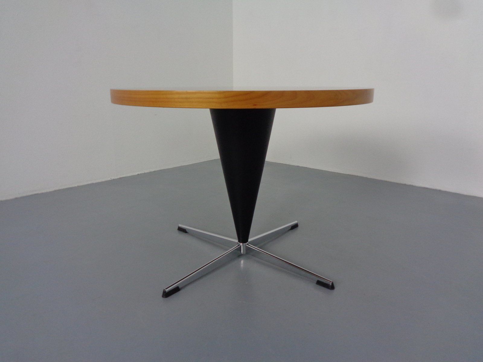 Early Cone Table By Verner Panton For Plus Linje, 1950s