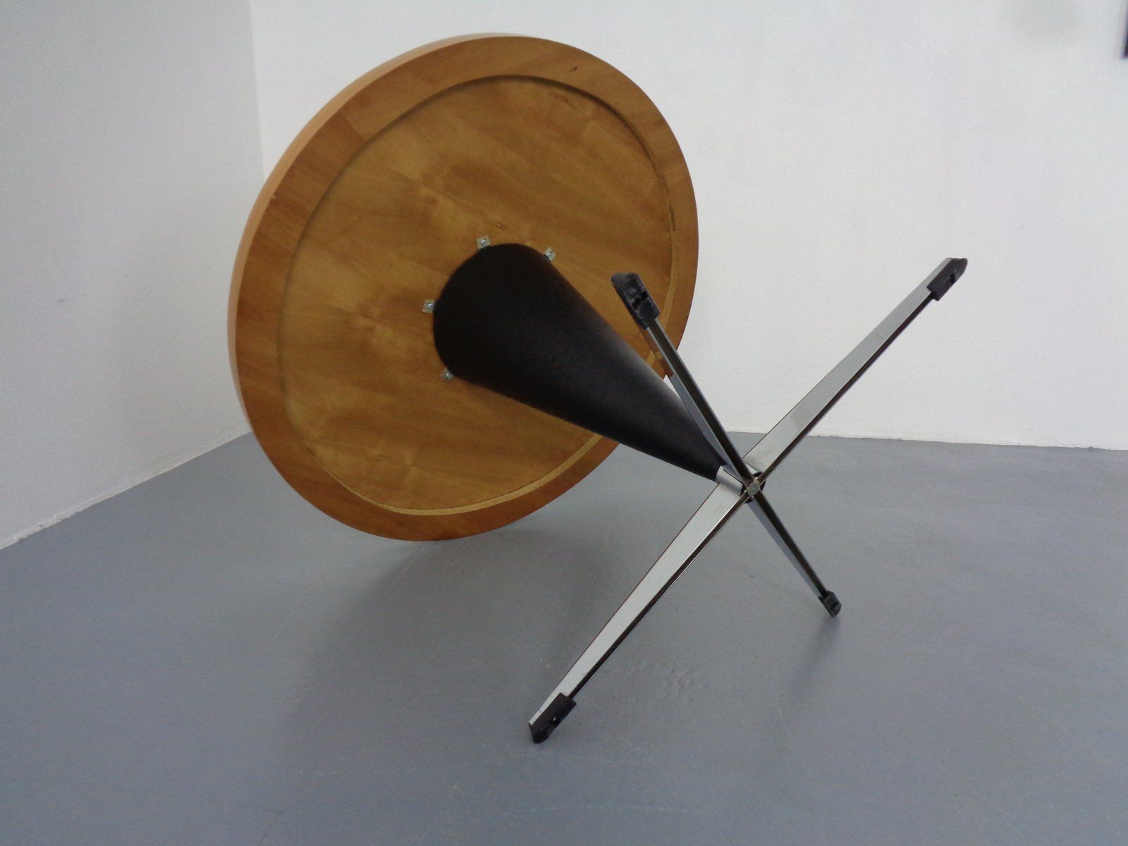 Early Cone Table By Verner Panton For Plus Linje, 1950s photo vintage