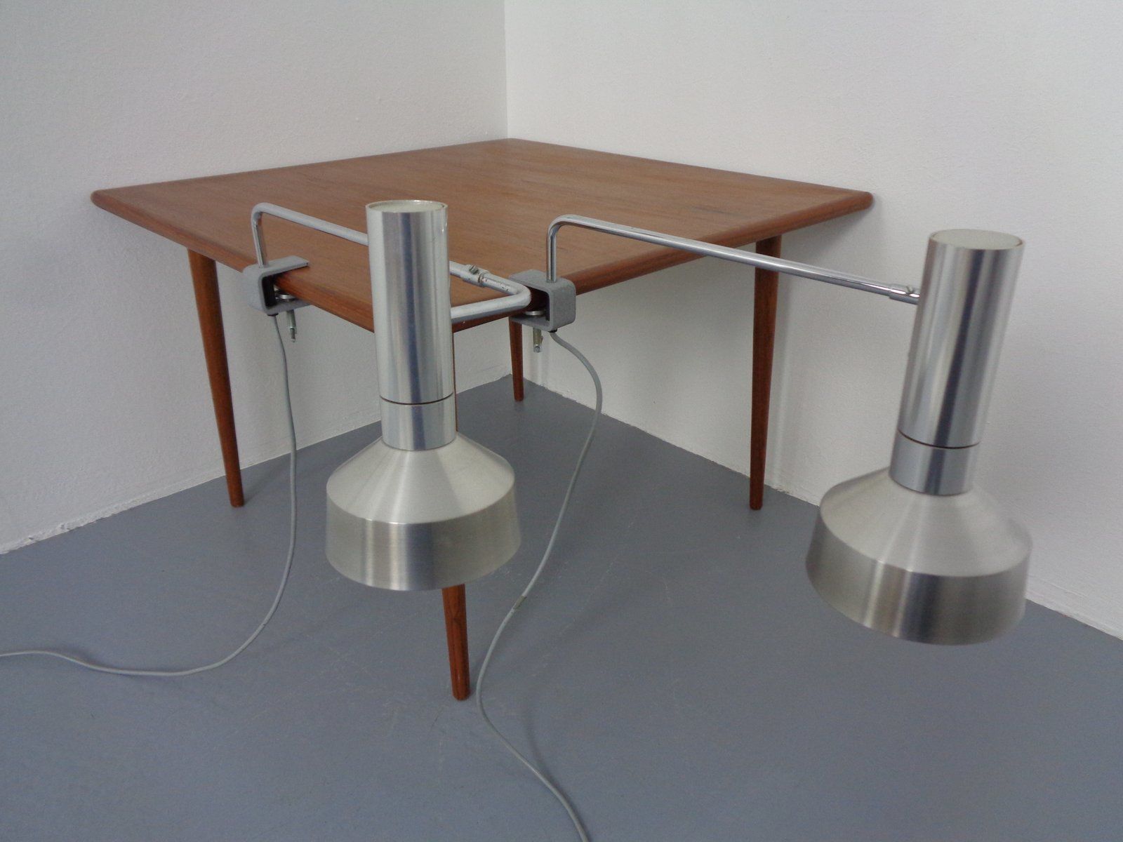 Swiss Desk Clip Lamp By Rico & Rosemarie Baltensweiler Minilux, 1960s photo 876.0