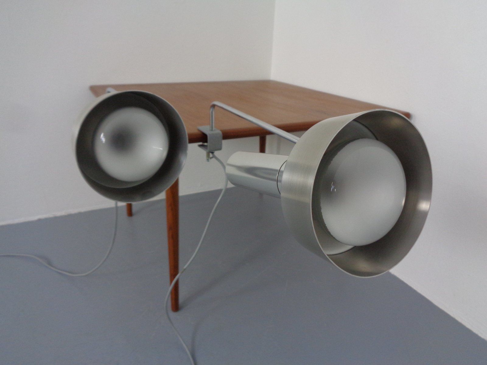 photo furniture Swiss Desk Clip Lamp By Rico & Rosemarie Baltensweiler Minilux, 1960s