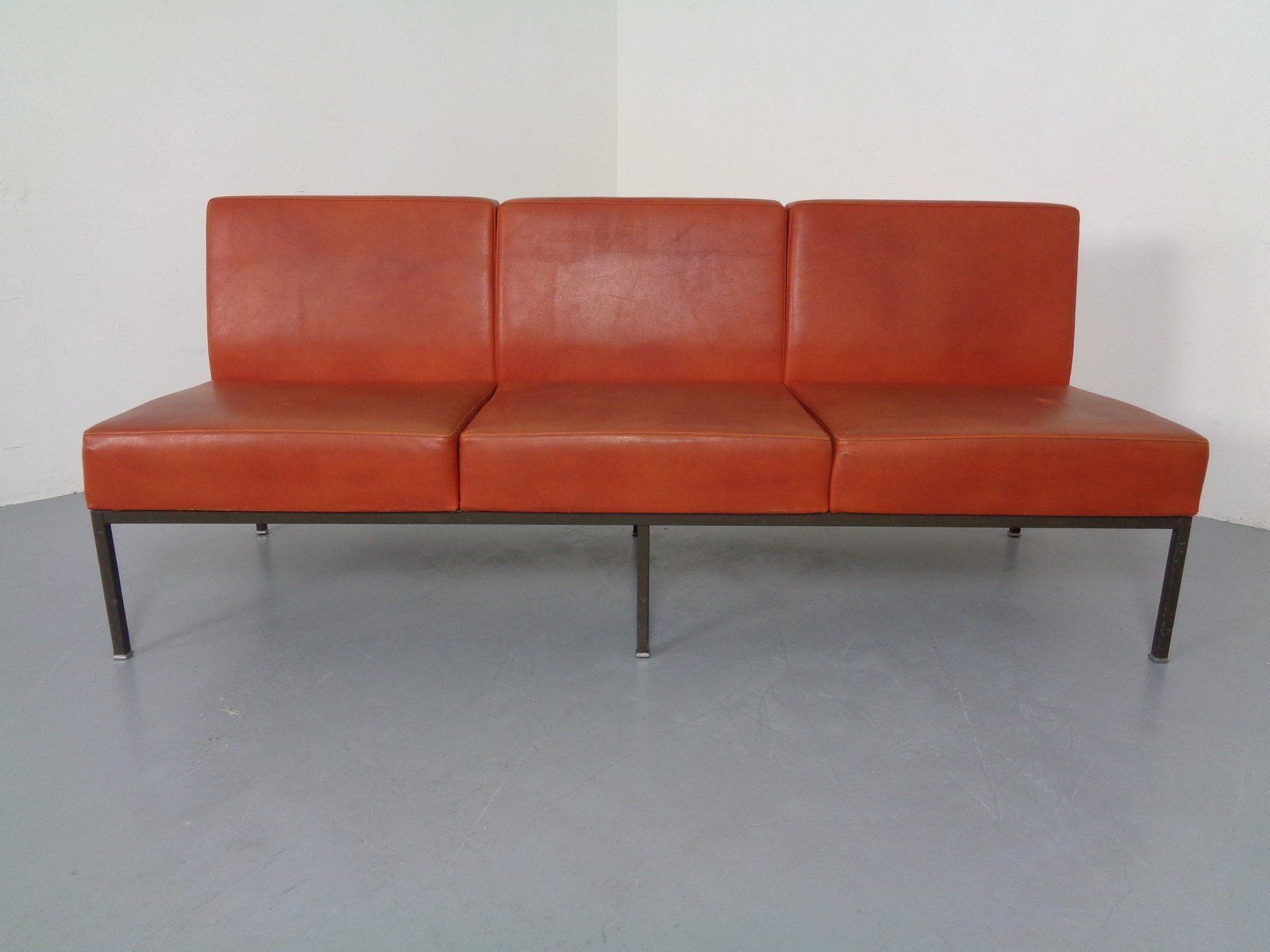 Minimalist 3 Seater Bench, 1960s