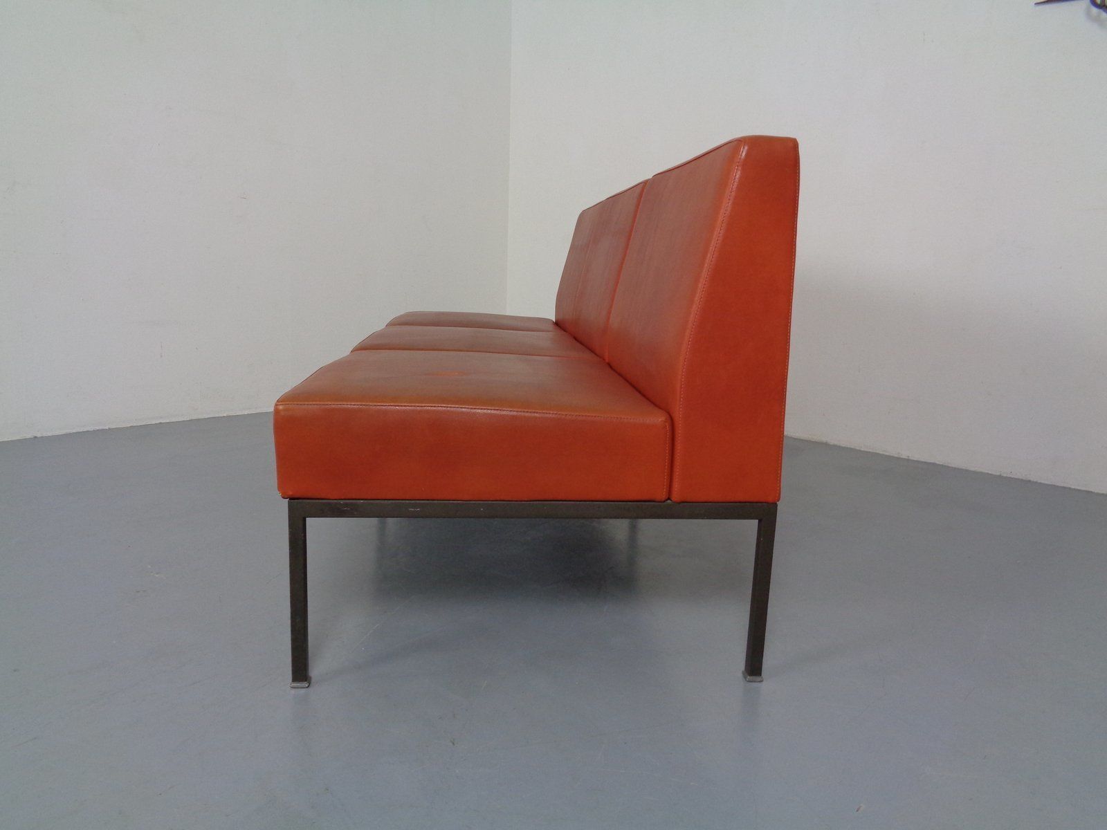 Minimalist 3 Seater Bench, 1960s photo vintage