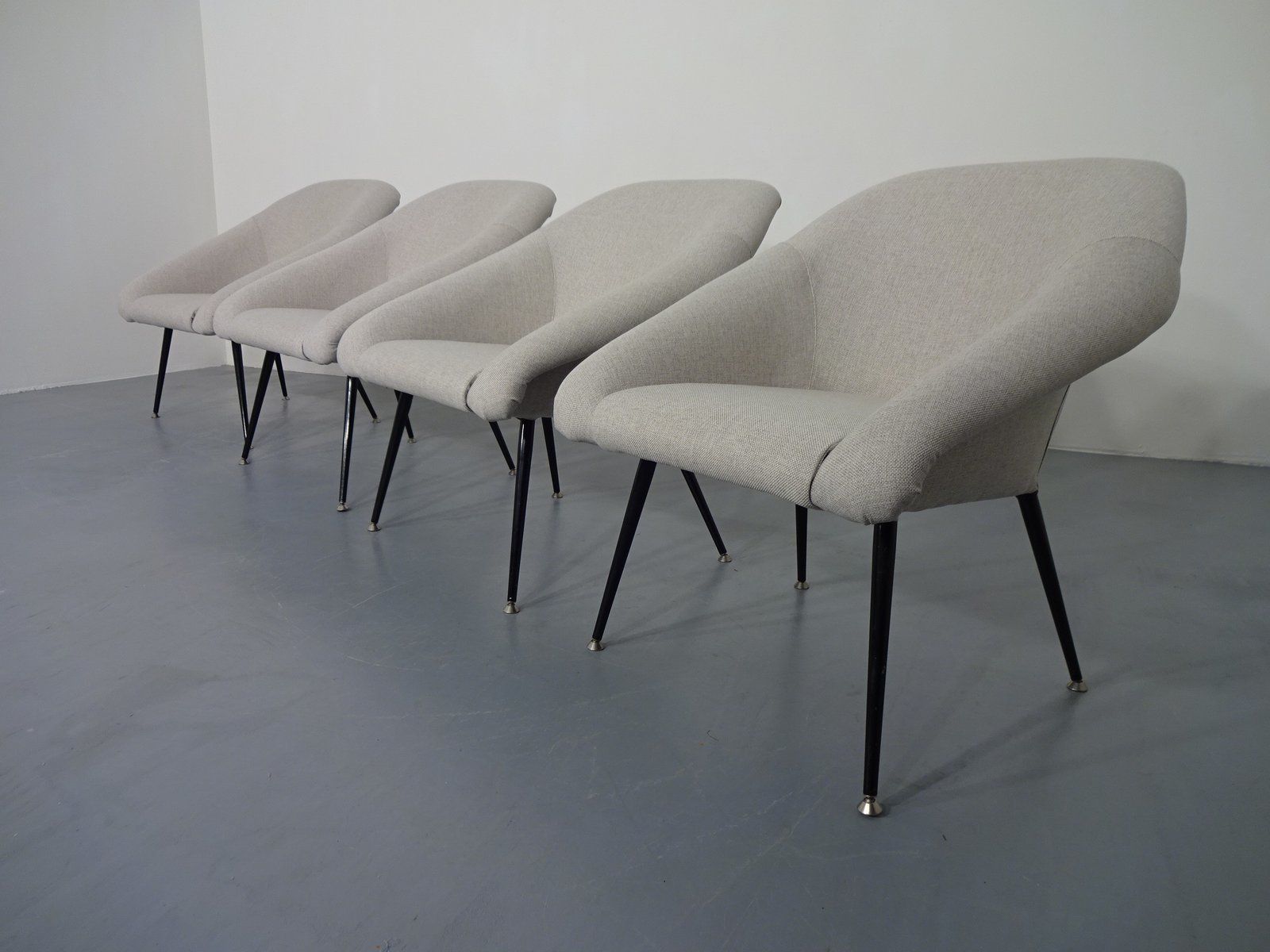 Mid Century Lounge Chairs, Set Of 4 photo Furniture