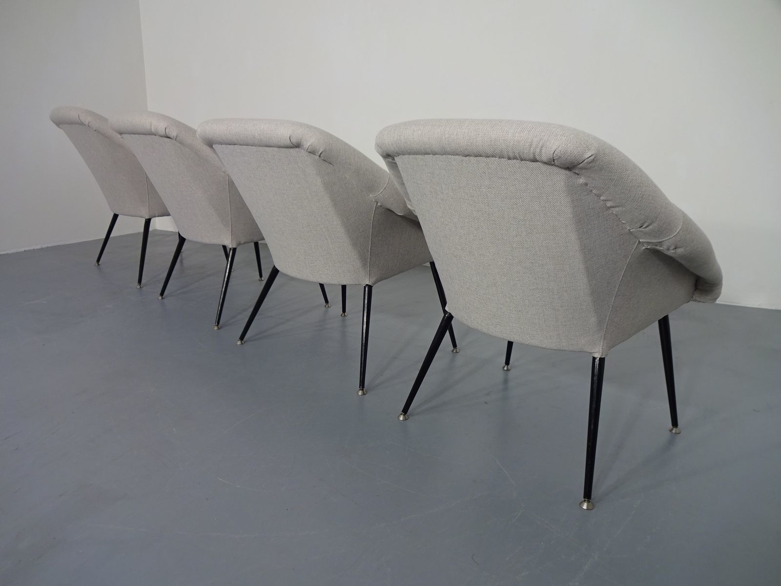 photo furniture Mid Century Lounge Chairs, Set Of 4