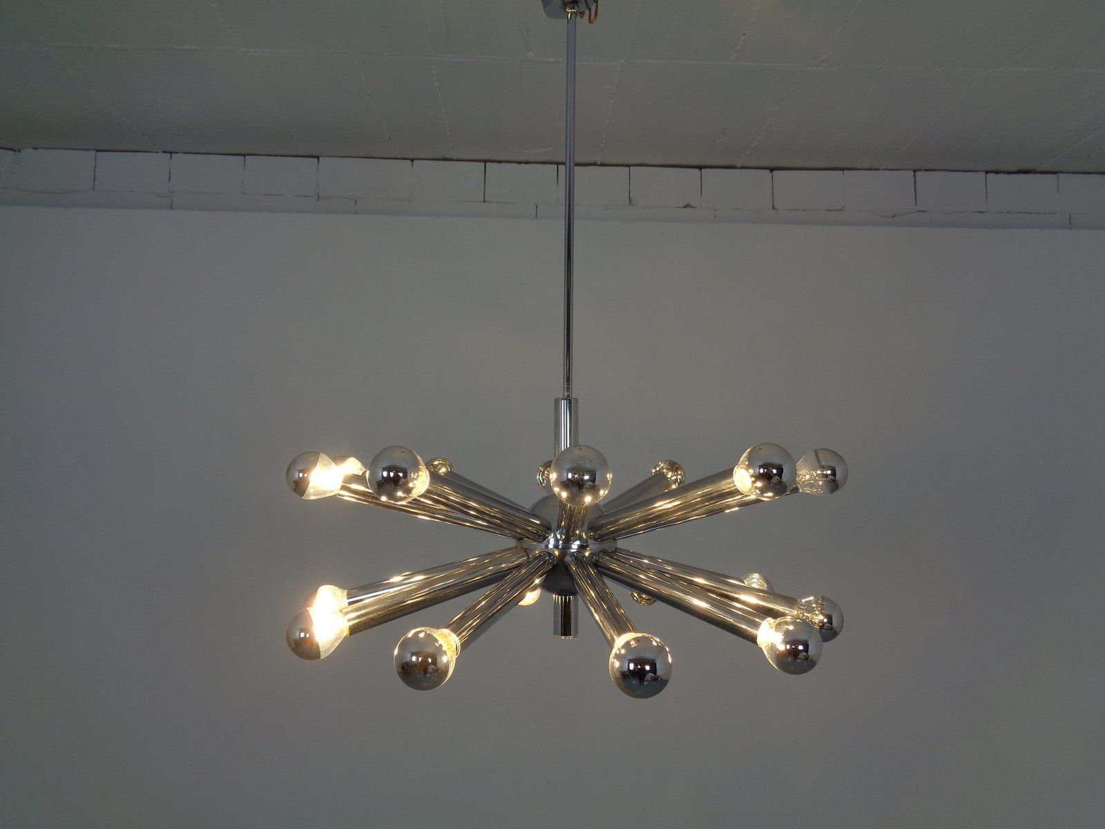 Large Italian Sputnik Chandelier By Gaetano Sciolari For Sciolari, 1960s photo for sale