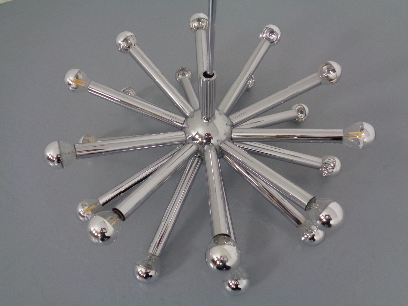 photo for sale Large Italian Sputnik Chandelier By Gaetano Sciolari For Sciolari, 1960s