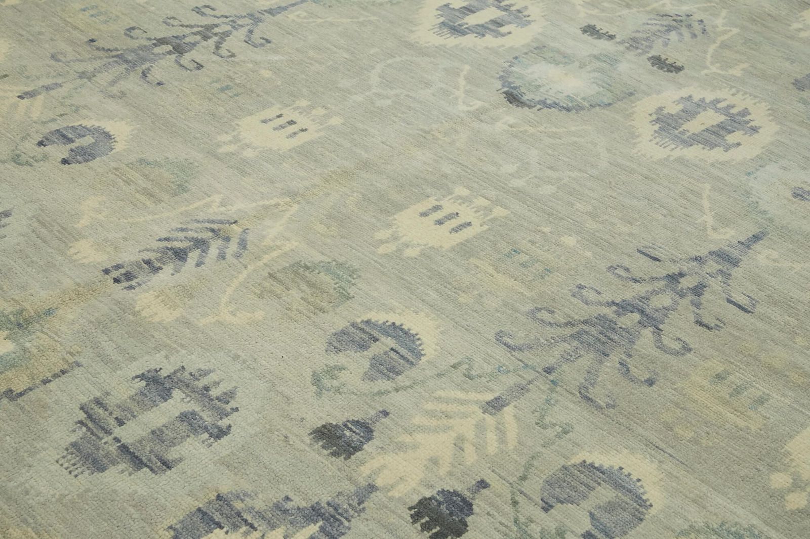 Grey Oriental Oushak Rug 273 X 361 Cm photo 2365.0