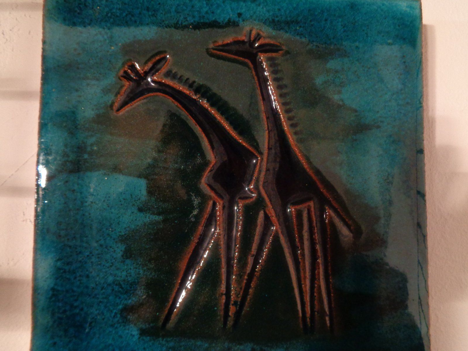 Vintage Ceramic Majolika Plate, 1970s photo for sale