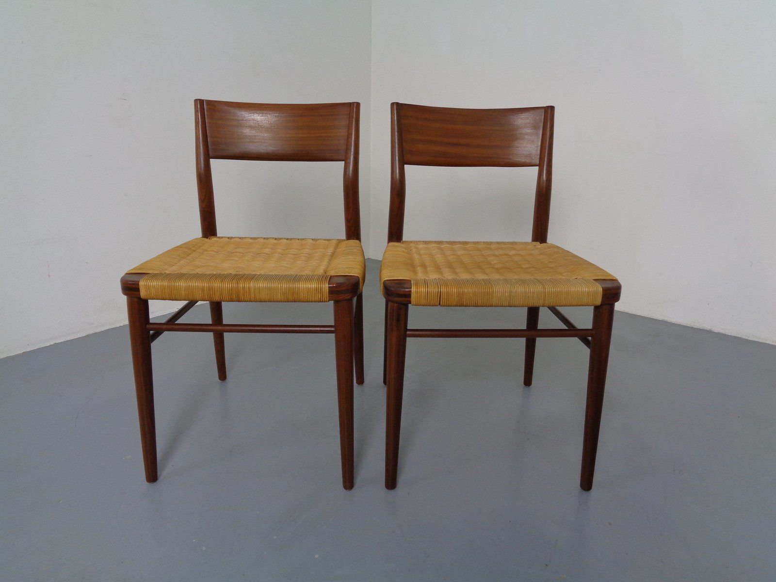 photo furniture Teak Side Chairs By Georg Leowald For Wilkhahn, 1960s, Set Of 4